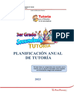 Plan de Aula 3° Tutoria 2023