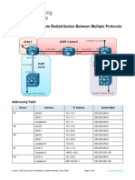 16.1.4 Lab - Configure Route Redistribution Using BGP