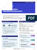 Superannuation Standard Choice Form New