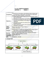 SLK 2 For Earth Science Quarter 2 Week 4: Control No