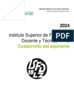 Cuadernillo Ingreso 2024 Educacion Fisica 1