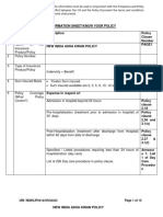 Customer Information Sheet NEW INDIA ASHA KIRAN POLICY 18.12