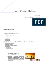 Trastornos y Terapias Del Habla II UV 2021 Disartria