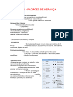 Resumo Heranças Não Mendeliaas - GENÉTICA