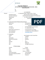 Plan de Trabajo-Área Educativa - Llerena