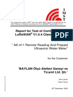 US915 Testreport LoRa-Certification Baylan AK411