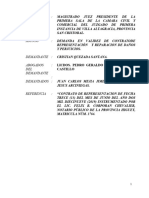 Ins. Demanda en Validez Acto de Representacion, y Daños y Perjuicios Tribunal Primera Instancia Villa Altagracia.