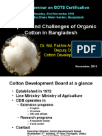 Prospects & Challenges of Organic Cotton in Bangladesh