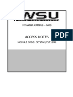 MS Access Notes