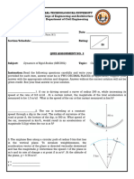 QUIZ ASSIGNMENT NO. 2 Dynamic of Rigid Bodies