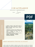 Geomorfología Paisaje de Altiplanicie