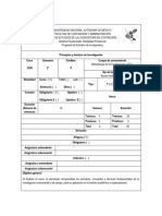 Principios y Técnicas de Investigacion.