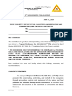 Committee Report - INSTITUTIONALIZING THE ORDINANCES ON THE OPERATION AND EXPANSION OF LARGE SCALE AGRI-INDUSTRIAL PLANTATIONS