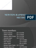 Newton Raphson Method