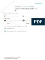 Lattice Boltzmann Model For Free Surface Flow For