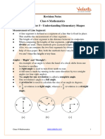 Understanding Elementary Shapes Class 6 Notes CBSE Maths Chapter 5 (PDF)