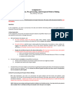 Data Mining Assignment 1 2023 Preprocessing and Frequent Pattern