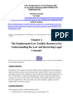 Solution Manual For Employment Law For Business 8Th Edition by Bennett Alexander Hartman Isbn 0078023793 9780078023798 Full Chapter PDF