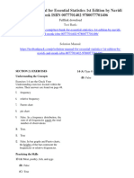 Solution Manual For Essential Statistics 1St Edition by Navidi and Monk Isbn 0077701402 9780077701406 Full Chapter PDF