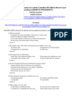 Test Bank For Public Finance in Canada Canadian 5Th Edition Rosen Gayer Wen Snoddon 1259030776 978125903077 Full Chapter PDF