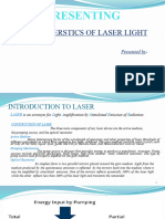 Characterstics of Laser Light