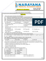 SR Neet Star Super Chaina (Biology GT) Q.P Ex - Dt. 18.03.2024