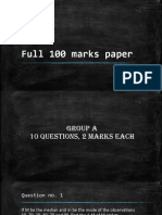 Complete Stat Paper