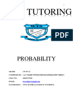 WTS Probability PDF