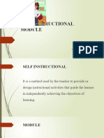 Self Instructional Module