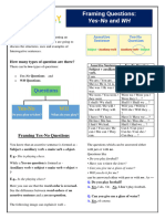 Framing Questions Yes-No and WH