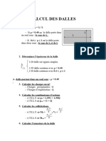 Calcul Des Dalles