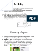 Flexibility and Hierarchy of Space