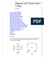 River Diagrams and Trigram Cycles of The I Ching