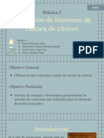 Seminario Limoneno