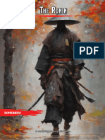 The Ronin (D&D 5th Ed.) - GM Binder