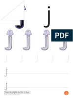 Letter Formation Practice Sheets J