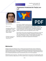 Tratamiento Profesional de Texto Con LyX