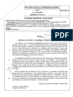 2023-2024 Modelo Examen Francés