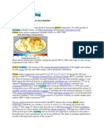 Global Warming: From Wikipedia, The Free Encyclopedia