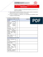 3 - Lista de Cotejo Identificación de Fortalezas Vacio