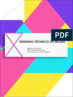 Exercício Desenho Técnico de Moda