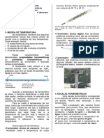 2 Medida de Temperatura - Física 2º Ano