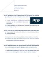 2 Pedro 3.1-7 - A Vinda Do Senhor e Seu Significado