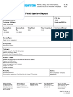 Northwestern University Field Service Report New-1