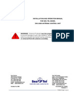 Installation and Operation Manual For Sea Tel Model Dac-2200 Antenna Control Unit