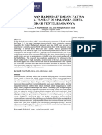 Penggunaan Hadis Daif Dalam Fatwa Mengenai Wasiat Di Malaysia Serta Langkah Penyelesaiannya