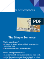 Types of Sentences 2021