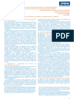 Lectura 4.1 Nano - Regulación de Nano en Agroquimicos Alimentos Cuidado Personal y Cosmeticos