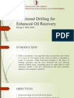 Directional Drilling For Enhanced Oil Recovery