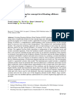 Multibody Modeling For Concept-Level Floating Offshore Wind Turbine Design